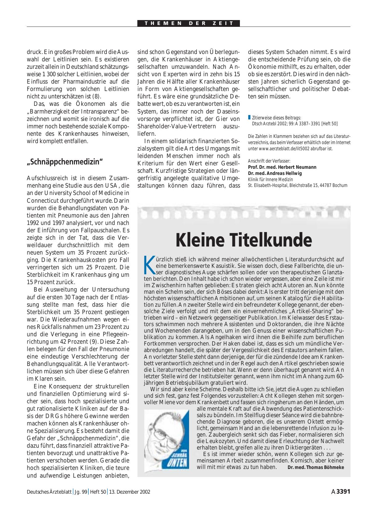 Vorschauseite 1: Kleine Titelkunde