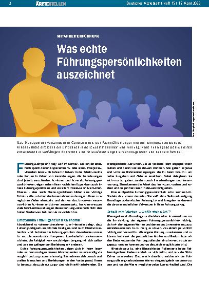 Vorschauseite 1: Mitarbeiterführung: Was echte Führungspersönlichkeiten auszeichnet