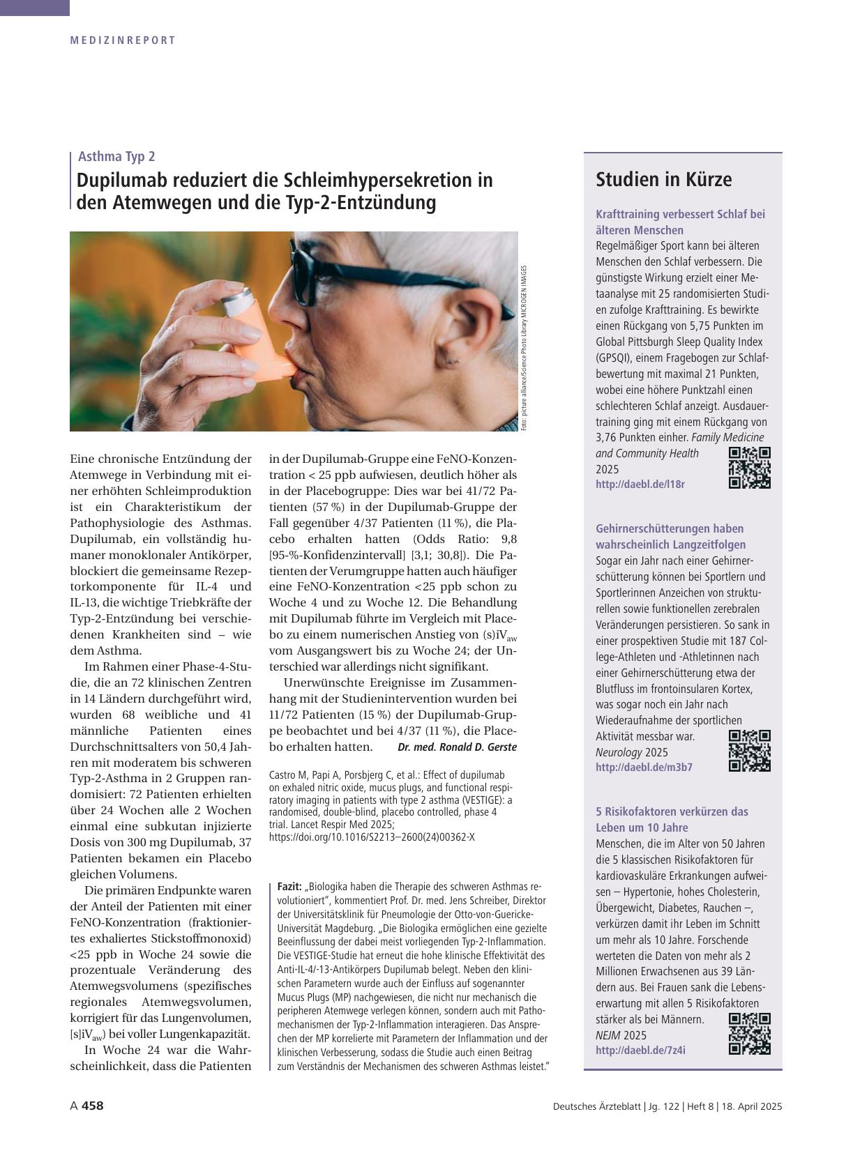 Vorschauseite 1: Studien in Kürze