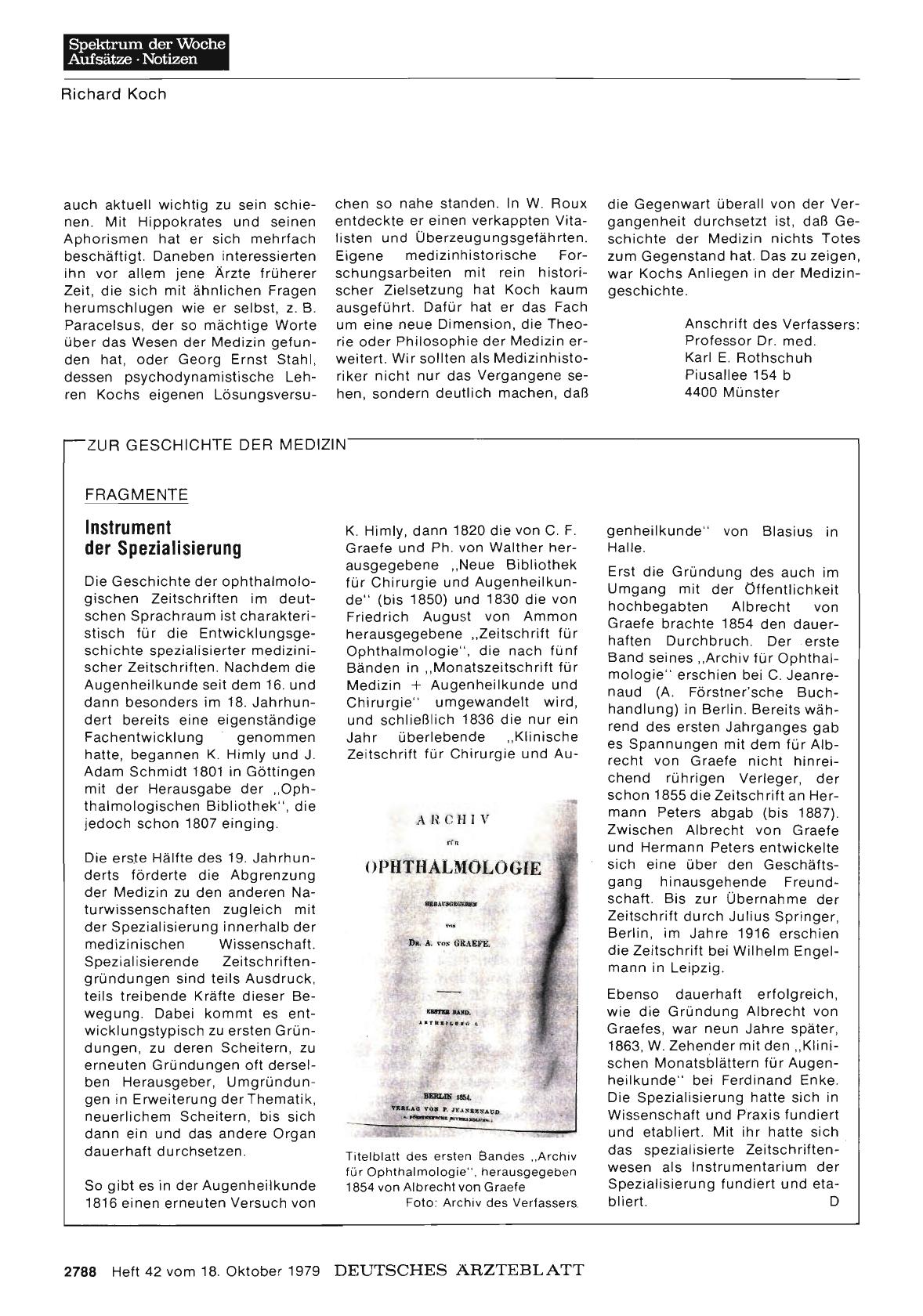 Vorschauseite 1: FRAGMENTE: Instrument der Spezialisierung
