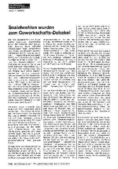 Vorschauseite 1: Sozialwahlen wurden zum Gewerkschafts-Debakel