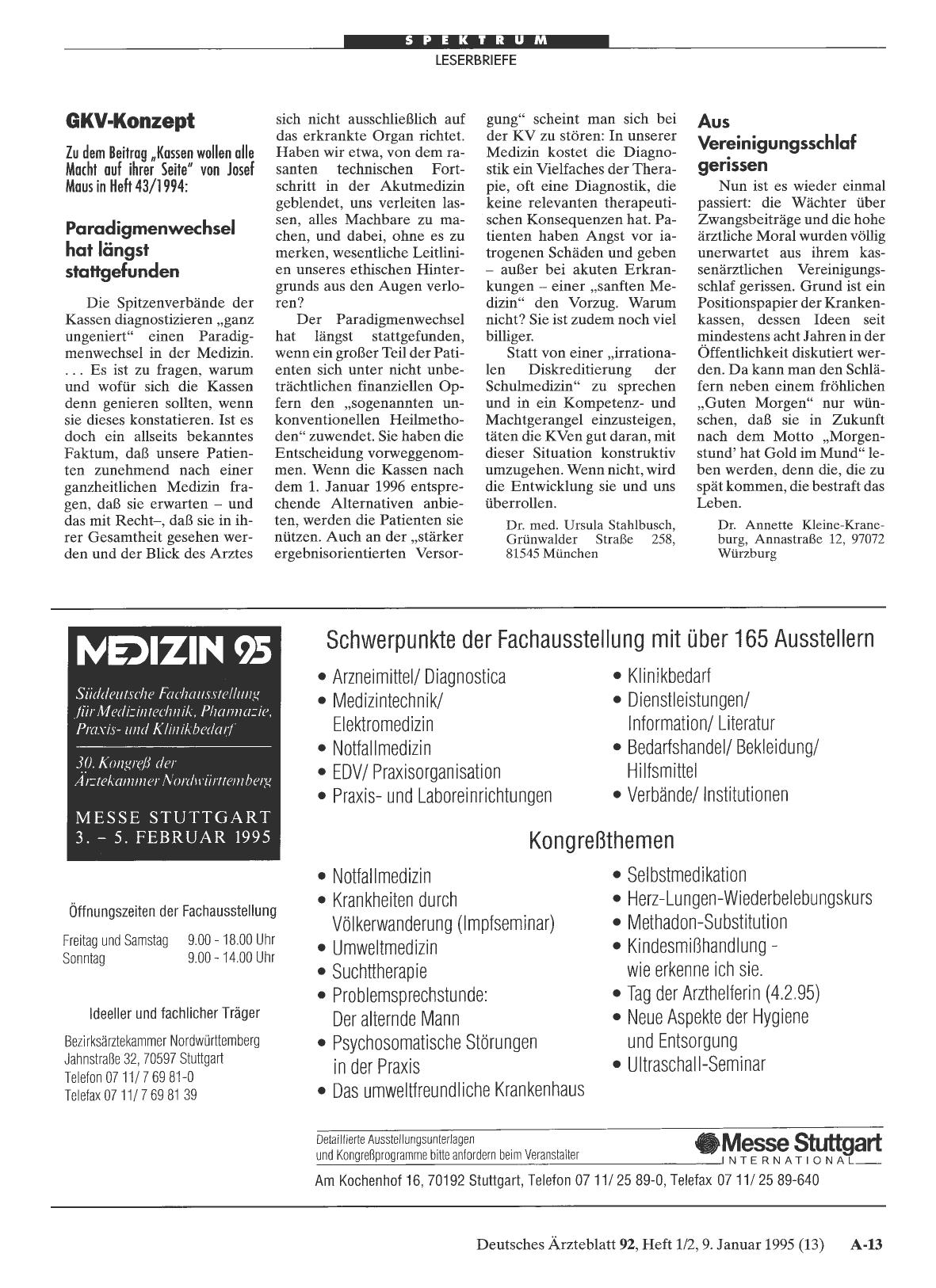 Vorschauseite 1: GKV-Konzept: Aus Vereinigungsschlaf gerissen