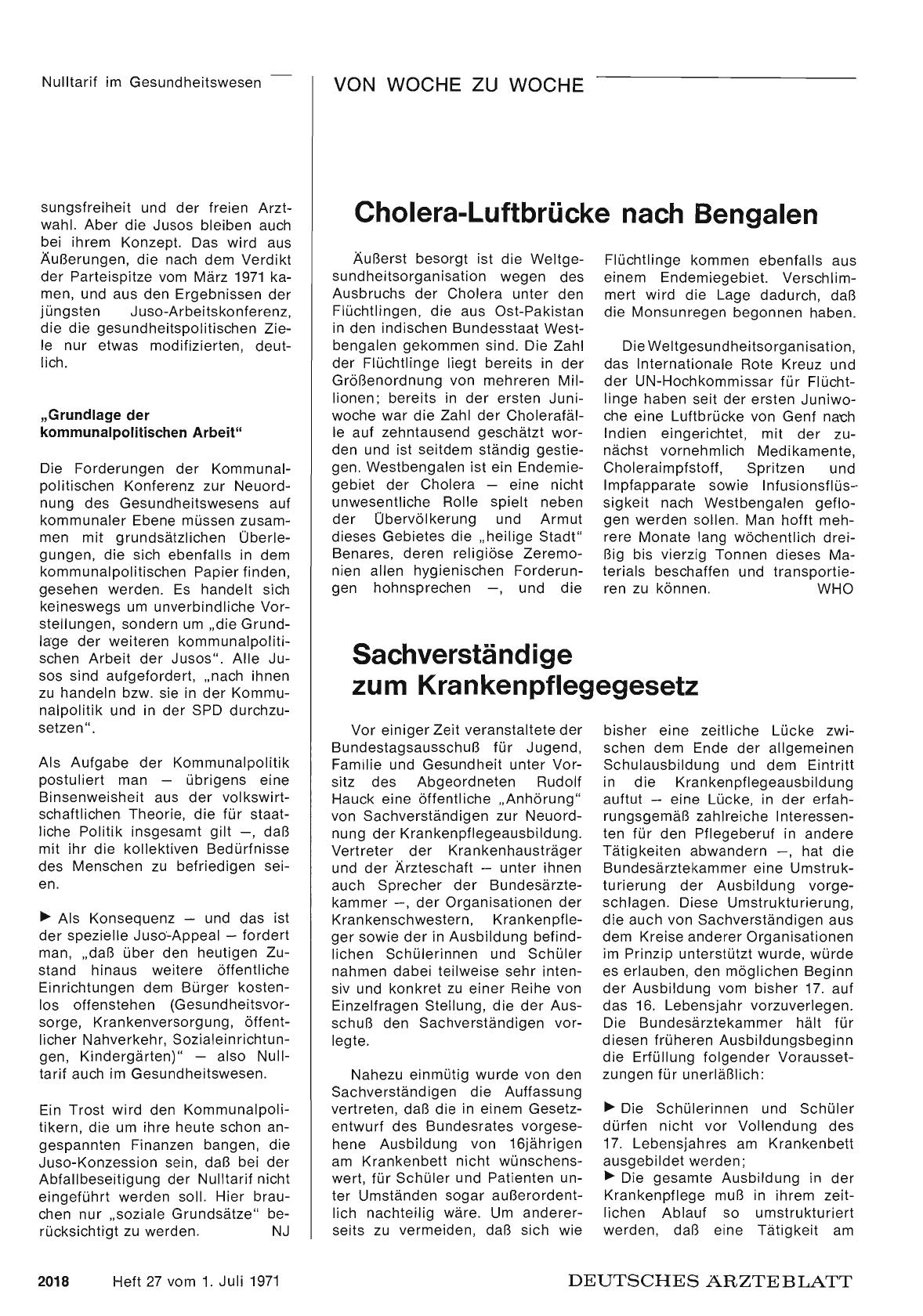 Vorschauseite 1: Sachverständige zum Krankenpflegegestz