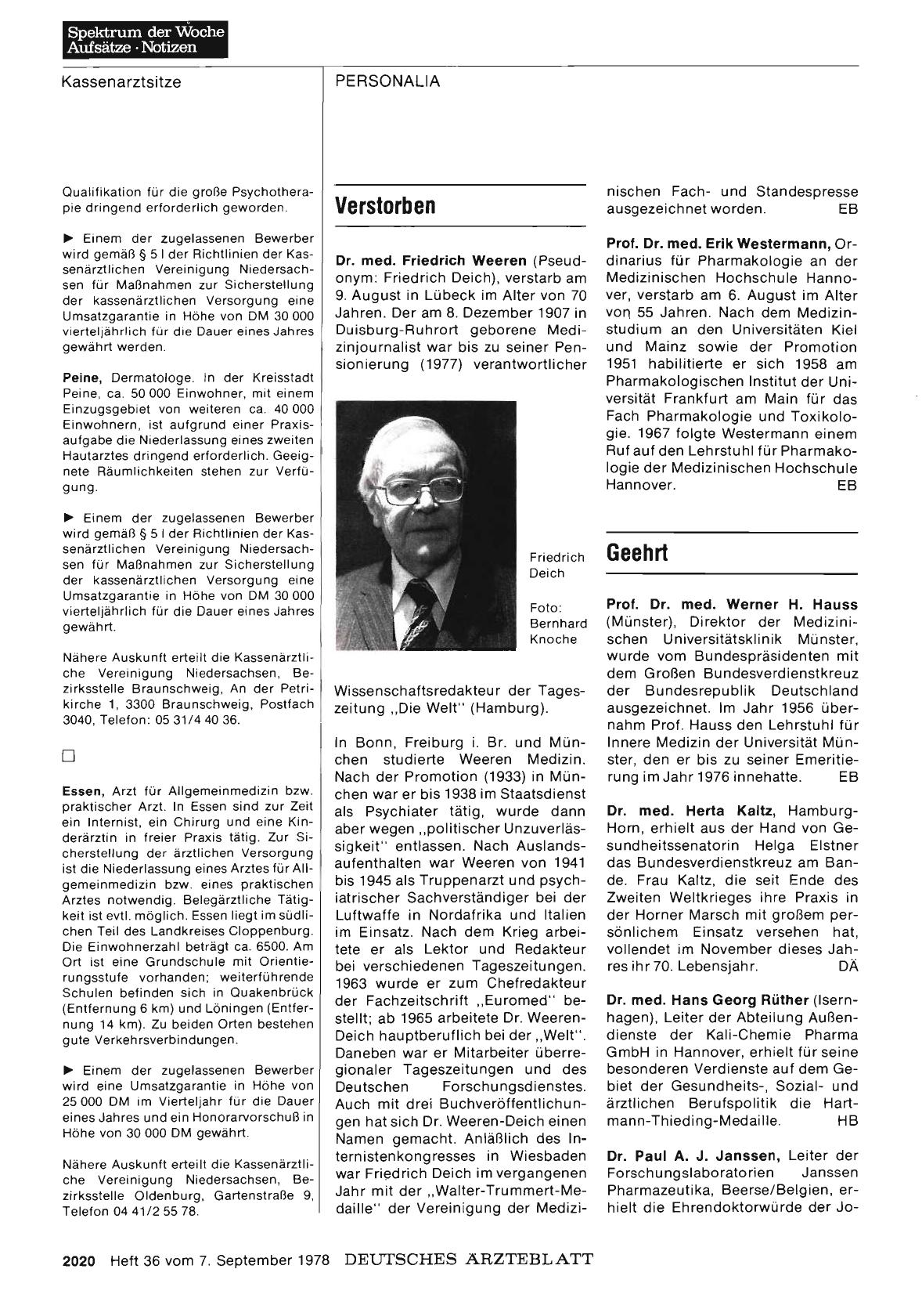 Vorschauseite 1: Geehrt