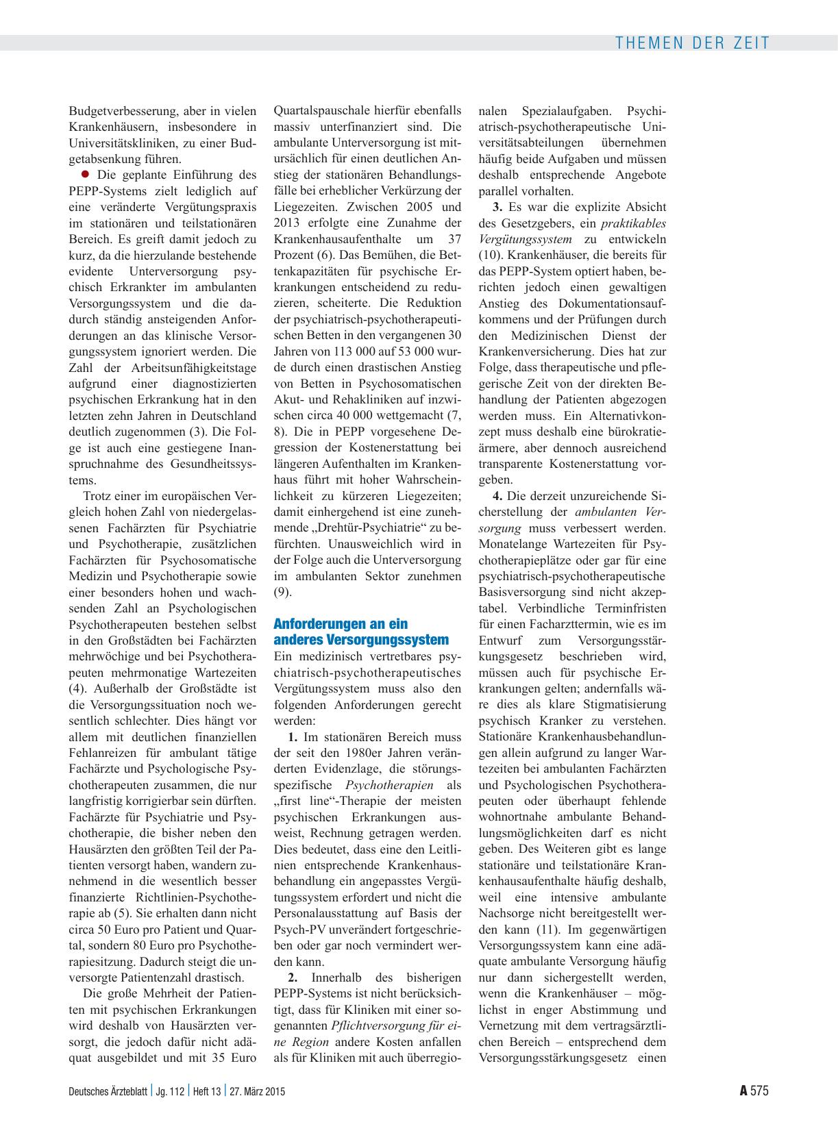 Vorschauseite 2: Psychiatrische Versorgung: Das Krankenhaus-Psych-Budget – ein Alternativkonzept
