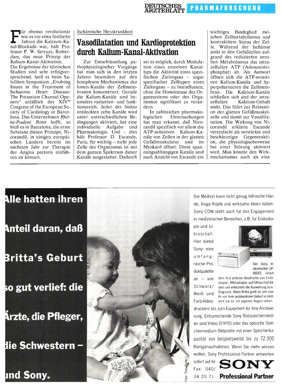 Vorschauseite 1: Ischämische Herzkrankheit: Vasodilatation und Kardioprotektion durch Kalium-lianal-Aklivalion
