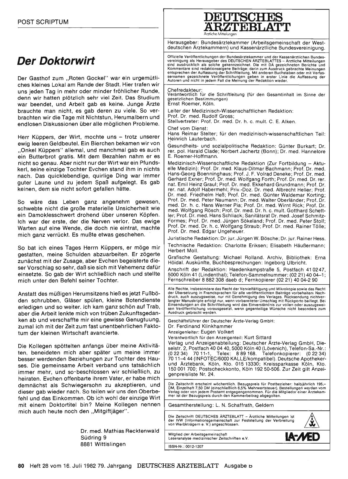 Vorschauseite 1: Der Doktorwirt