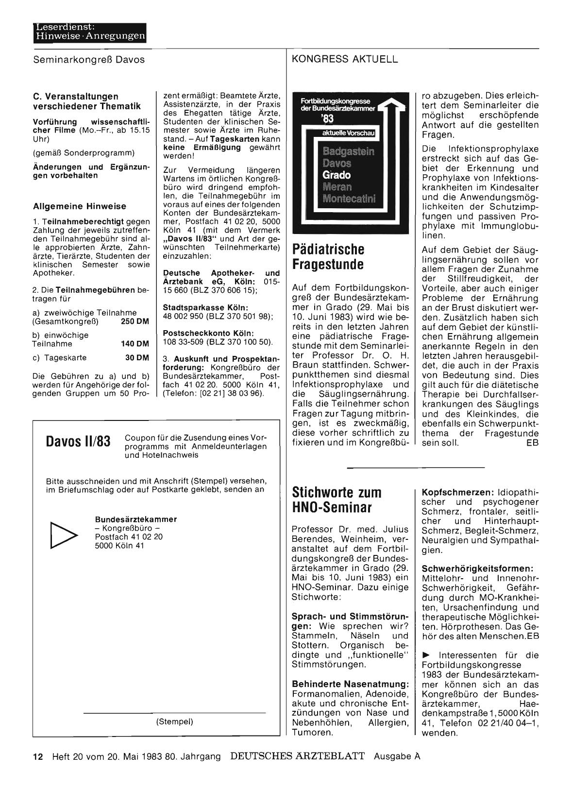 Vorschauseite 1: Stichworte zum HNO-Seminar