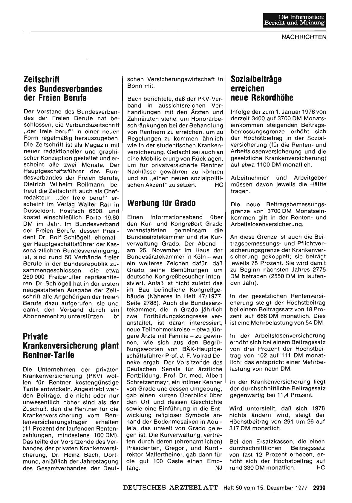 Vorschauseite 1: Zeitschrift des Bundesverbandes der Freien Berufe