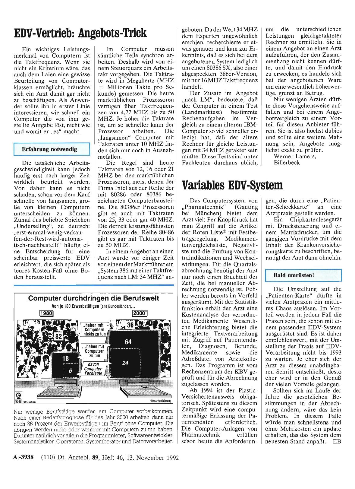 Vorschauseite 1: EDV-Vertrieb: Angebots-Trick