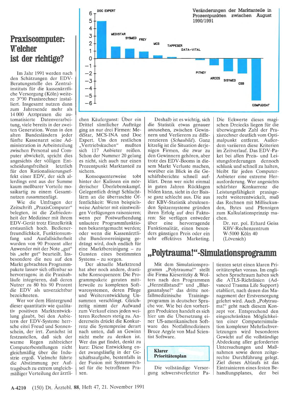Vorschauseite 1: „Polytrauma! “-Simulationsprogramm