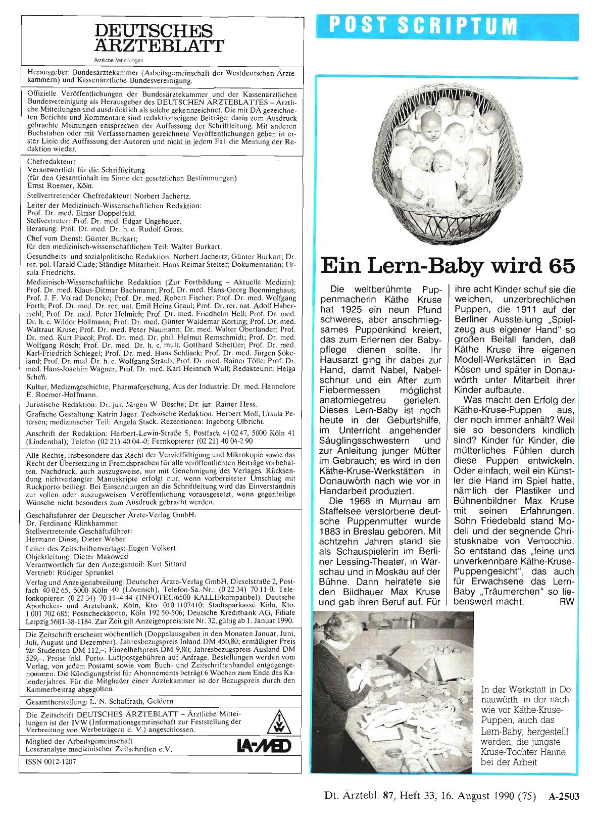 Vorschauseite 1: Ein Lern-Baby wird 65
