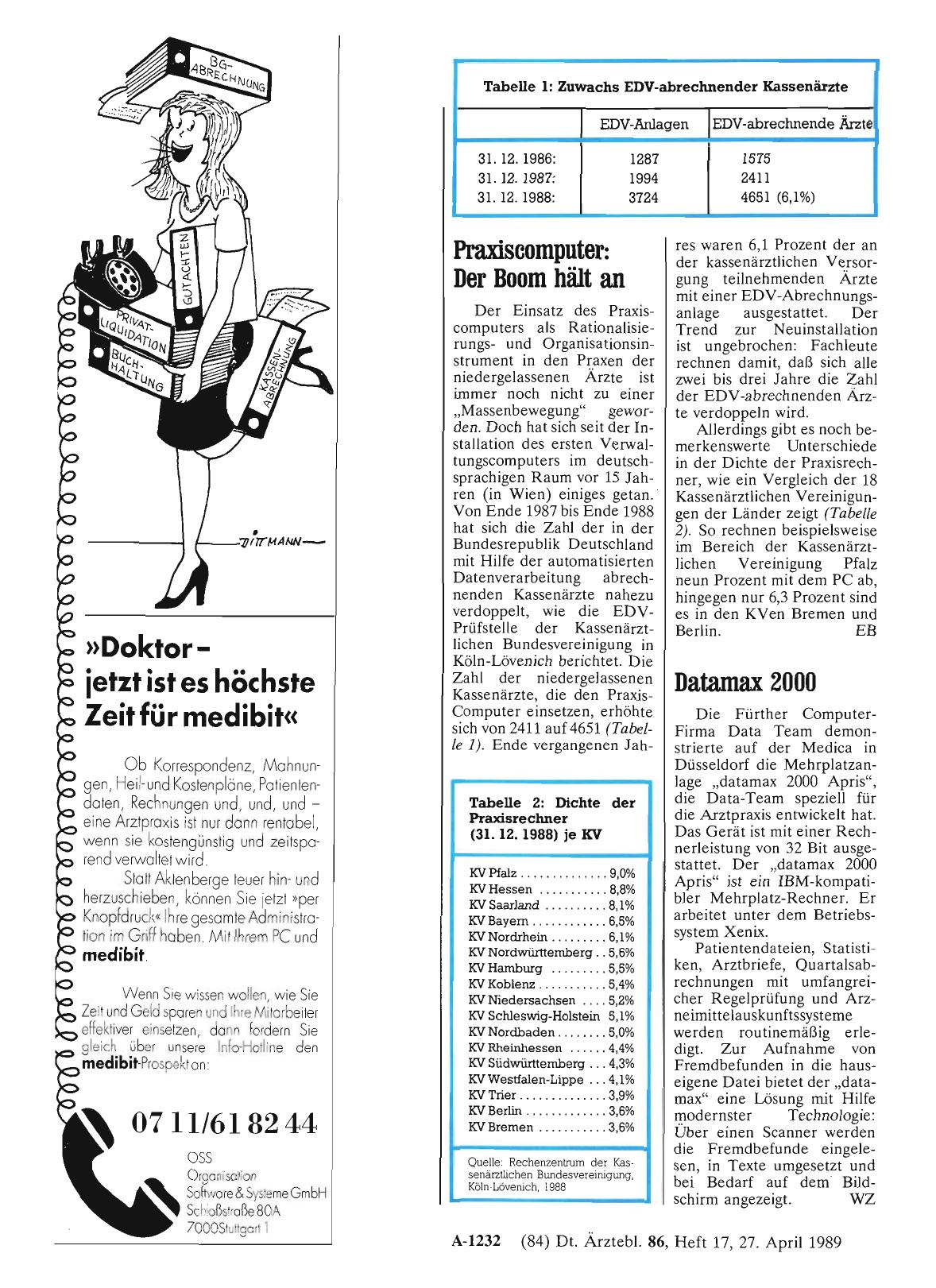 Vorschauseite 1: Datamax 2000