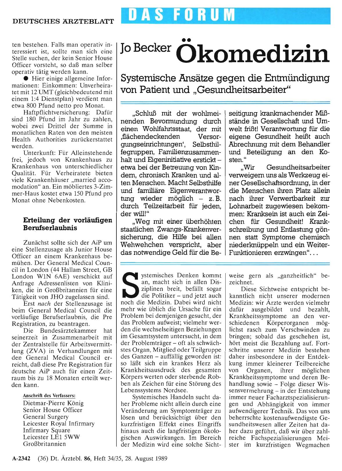 Vorschauseite 1: Ökomedizin
