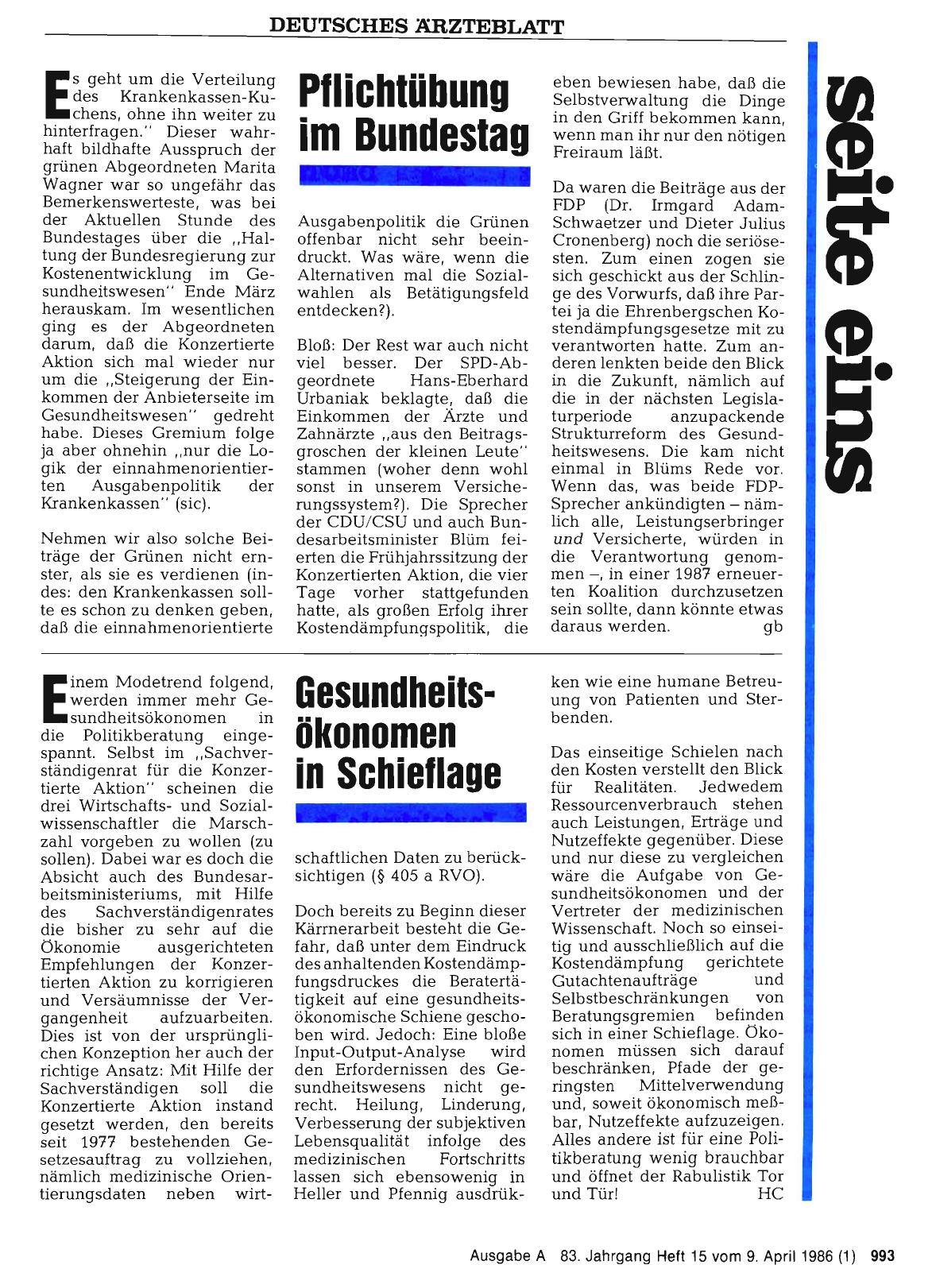 Vorschauseite 1: Gesundheits-Ökonomen in Schieflage
