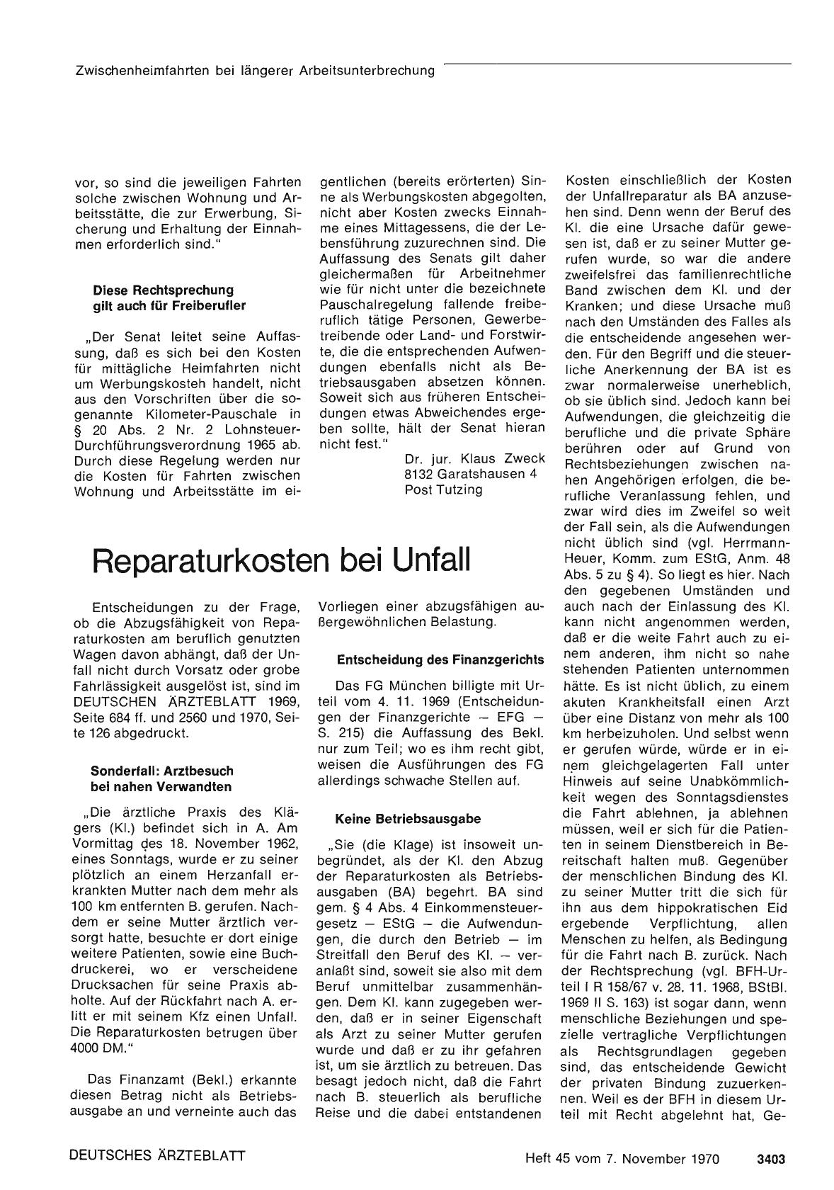 Vorschauseite 1: Reparaturkosten bei Unfall