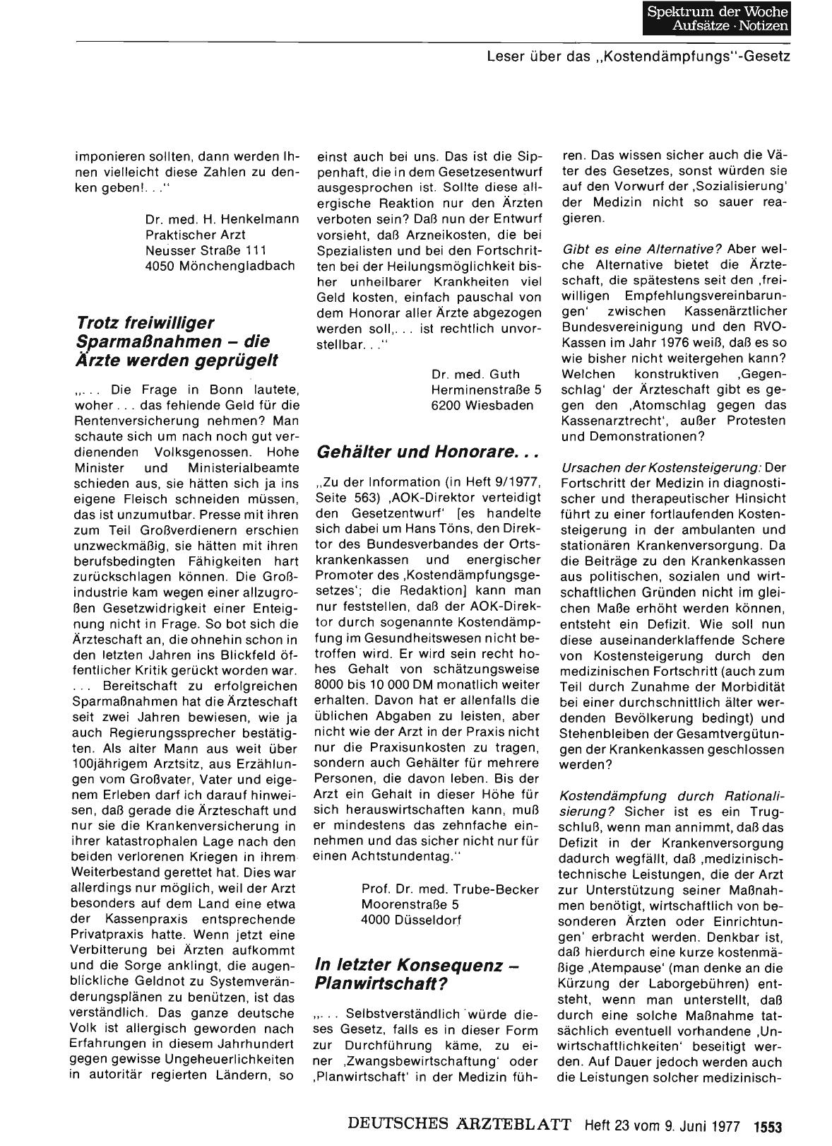 Vorschauseite 1: Enttäuschung, Zorn und (Selbst-)Kritik: Trotz freiwilliger Sparmaßnahmen - die Ärzte werden geprügelt