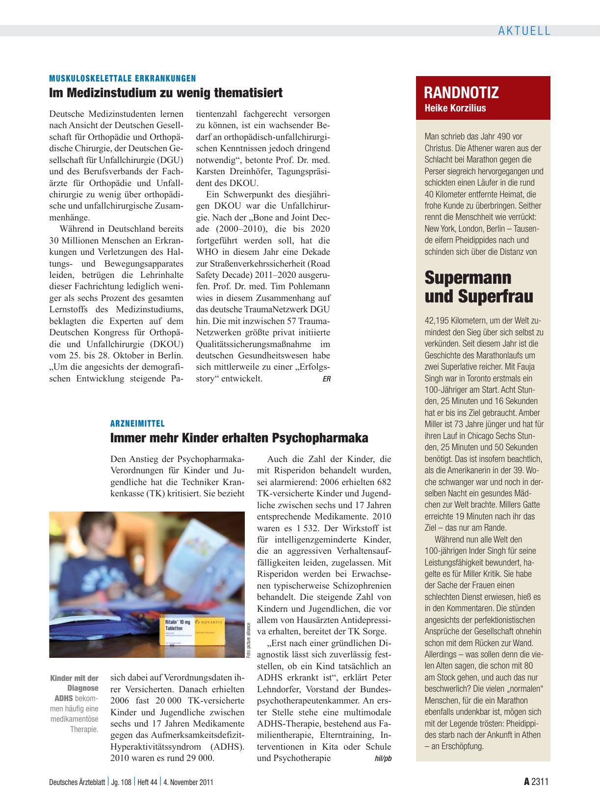 Vorschauseite 1: Randnotiz: Supermann und Superfrau