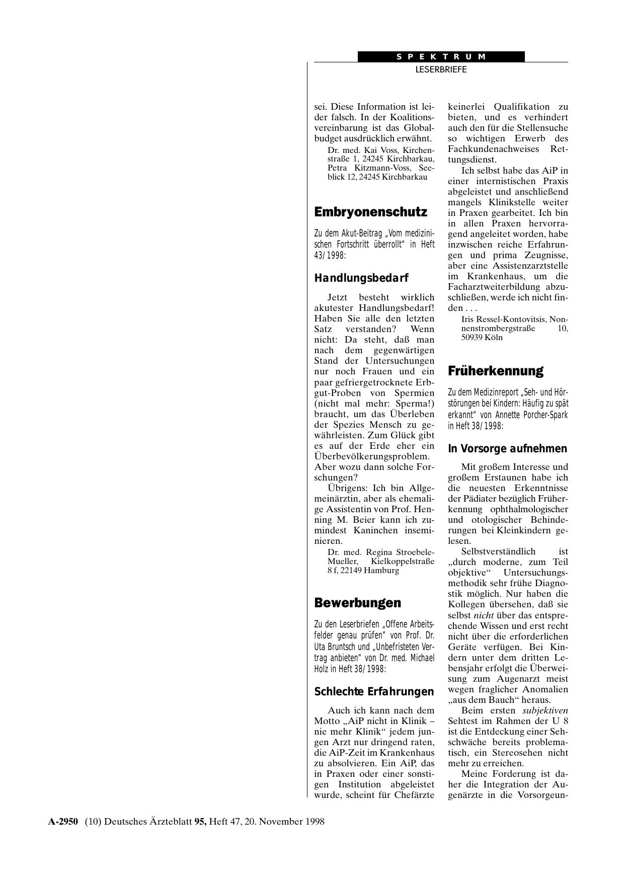 Vorschauseite 1: Früherkennung: In Vorsorge aufnehmen