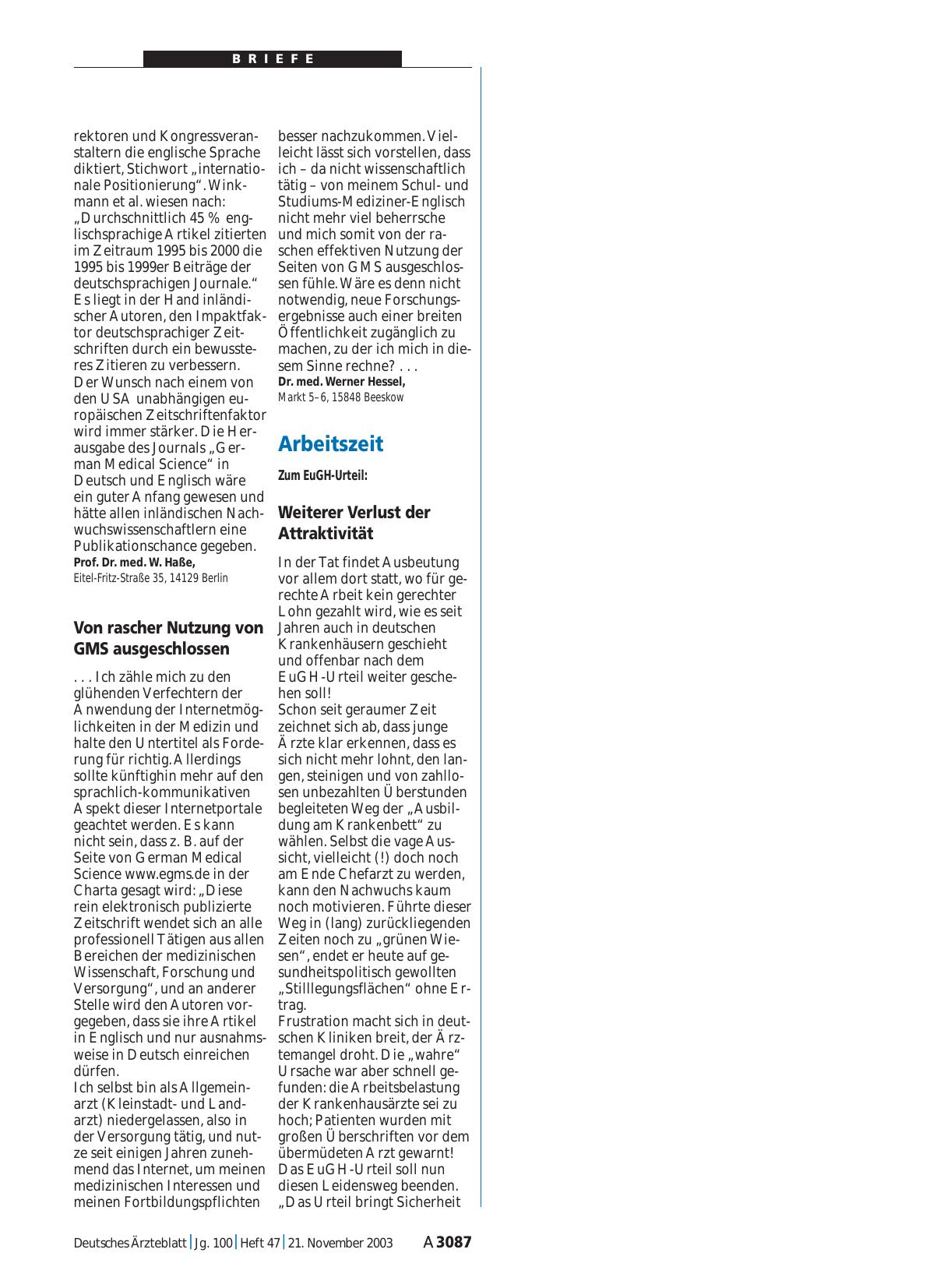 Vorschauseite 1: Fachkommunikation: Von rascher Nutzung von GMS ausgeschlossen