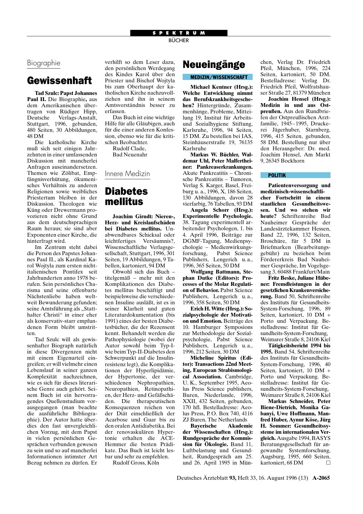 Vorschauseite 1: Papst Johannes Paul II.