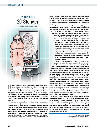 Vorschauseite 1: Von schräg unten: 20 Stunden