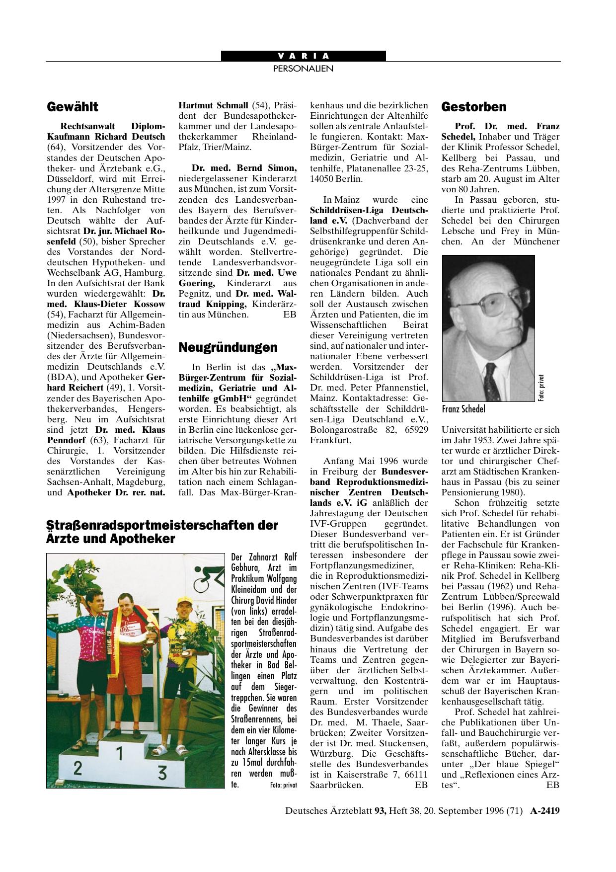 Vorschauseite 1: Neugründungen
