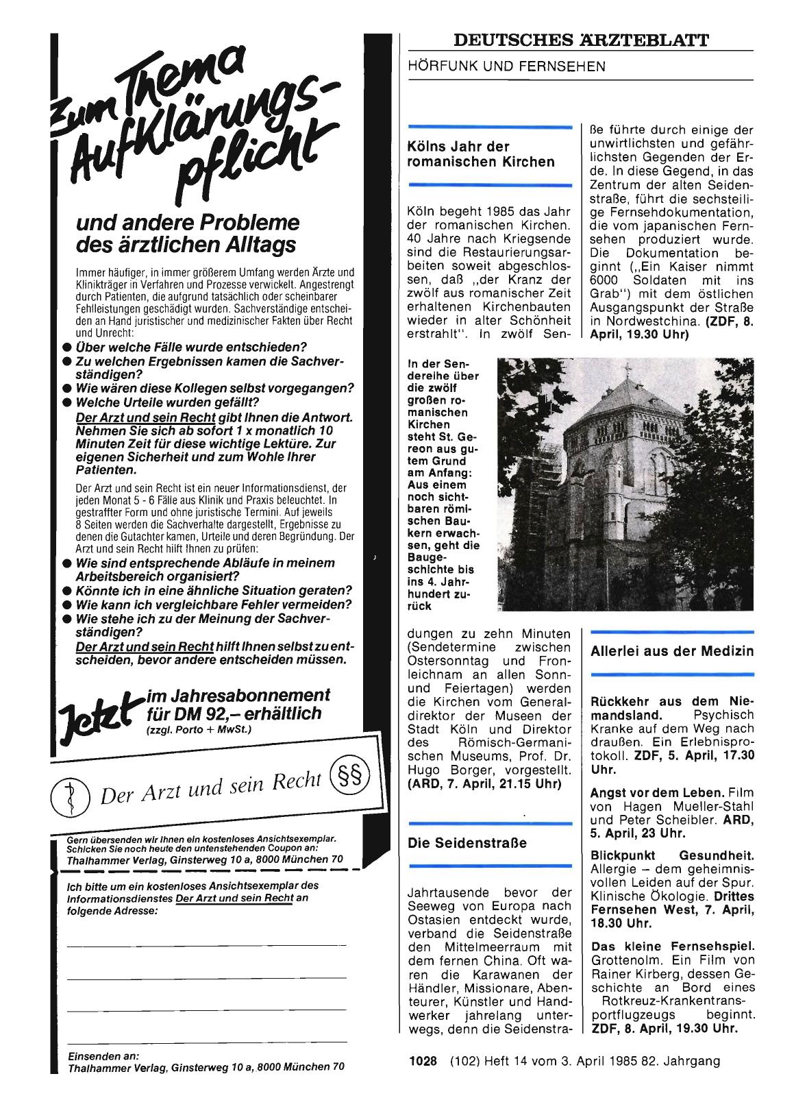 Vorschauseite 1: Kölns Jahr der romanischen Kirchen