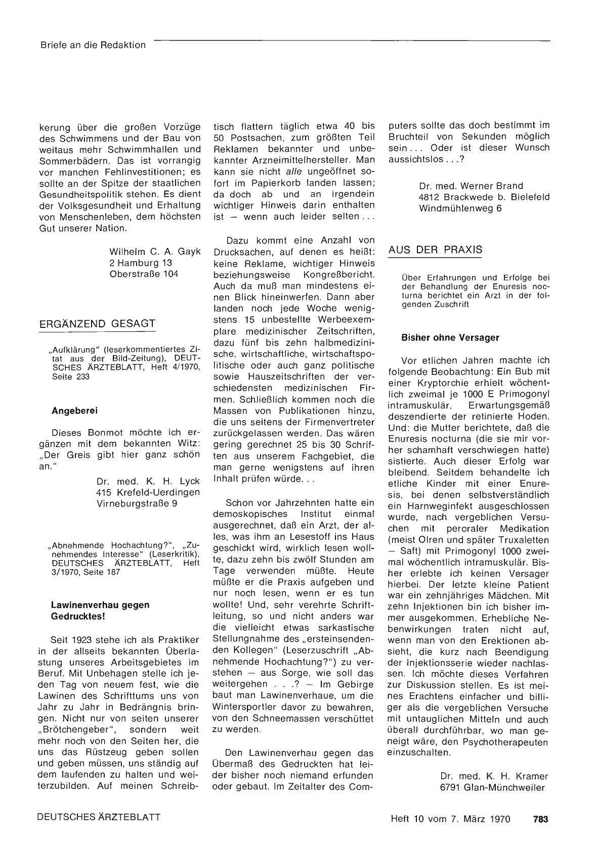 Vorschauseite 1: Ergänzend gesagt: Angeberei