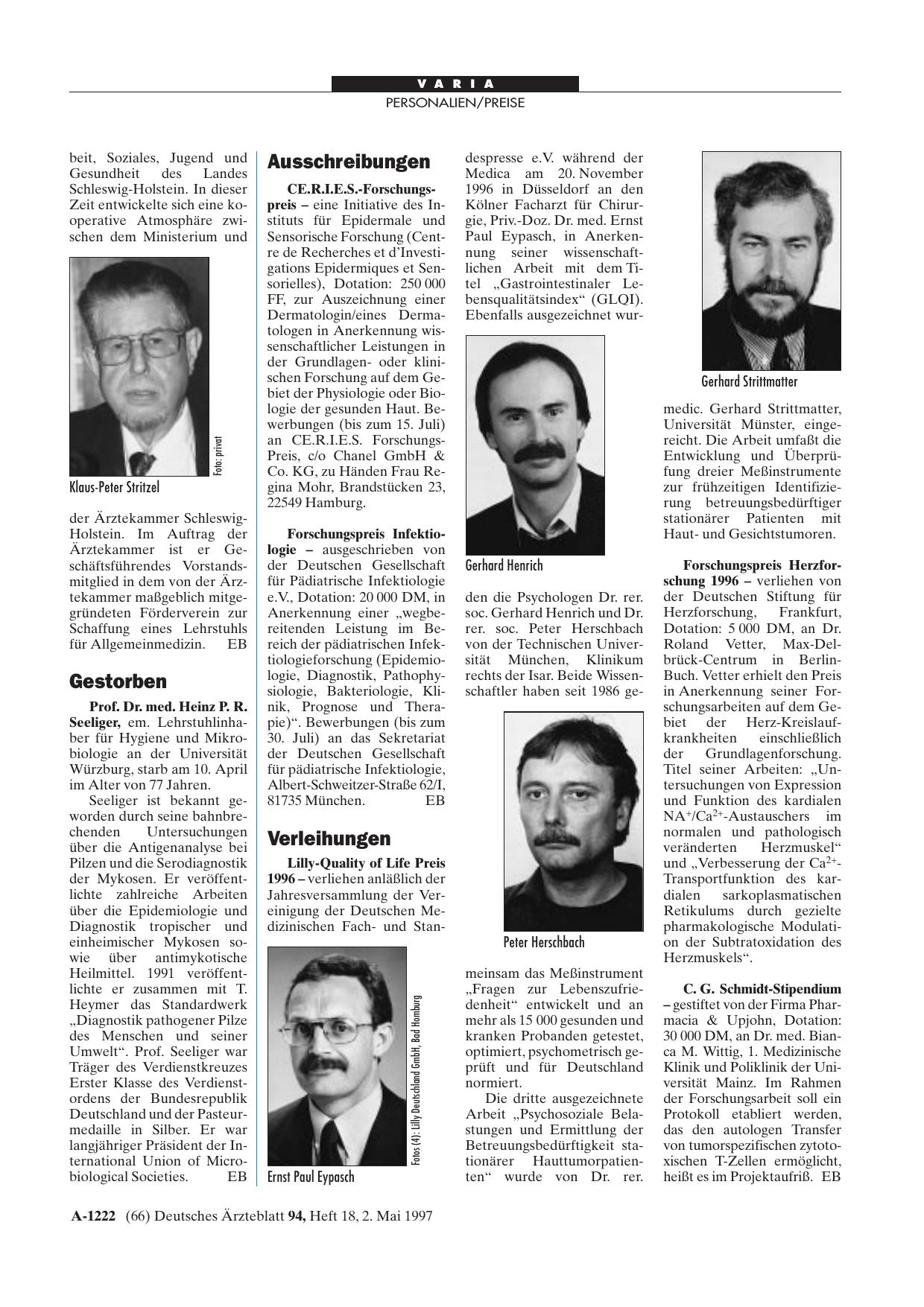 Vorschauseite 1: Gestorben