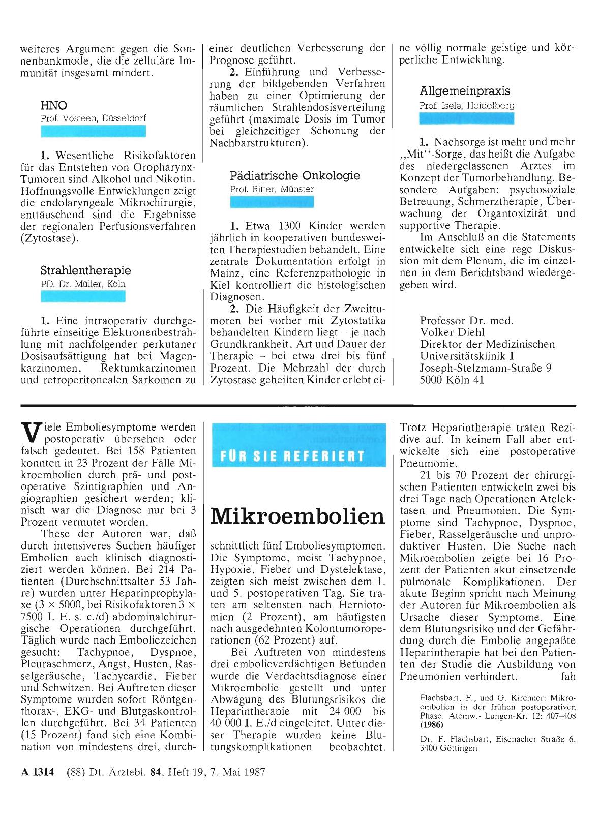 Vorschauseite 1: Mikroembolien