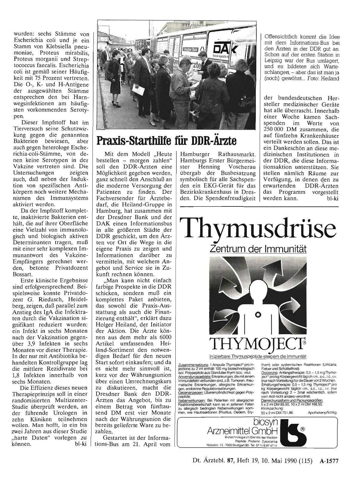 Vorschauseite 1: Praxis-Starthilfe für DDR-Ärzte
