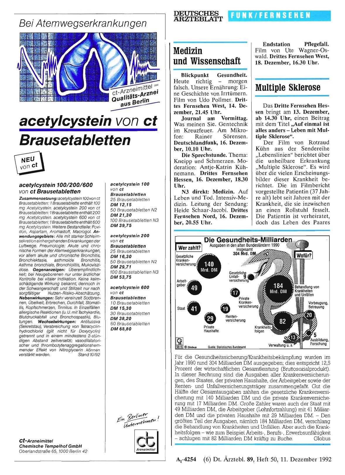 Vorschauseite 1: Medizin und Wissenschaft