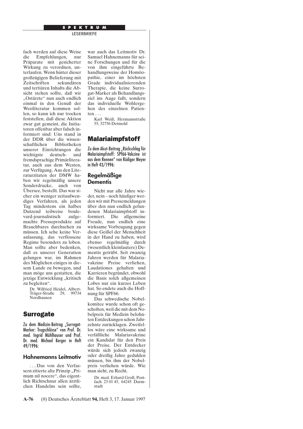 Vorschauseite 1: Malariaimpfstoff: Regelmäßige Dementis