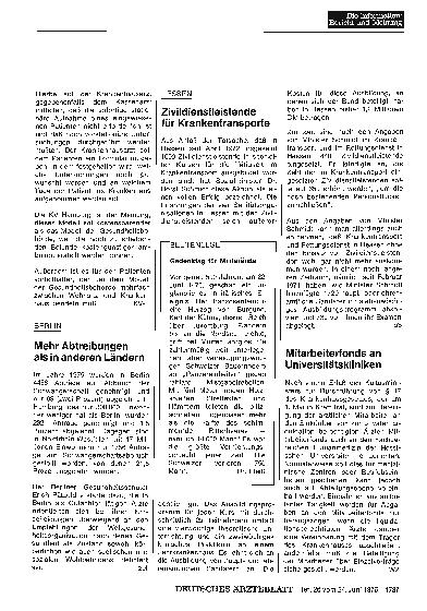 Vorschauseite 1: Gedenktag für Militärärzte