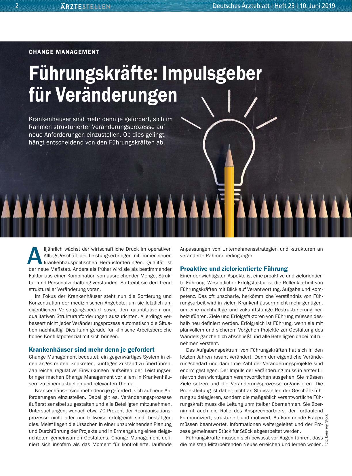 Vorschauseite 1: Change Management: Führungskräfte – Impulsgeber für Veränderungen
