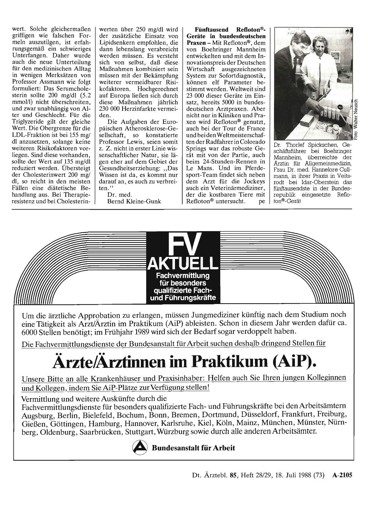 Vorschauseite 1: Fünftausend Refloton®- Geräte in bundesdeutschen Praxen