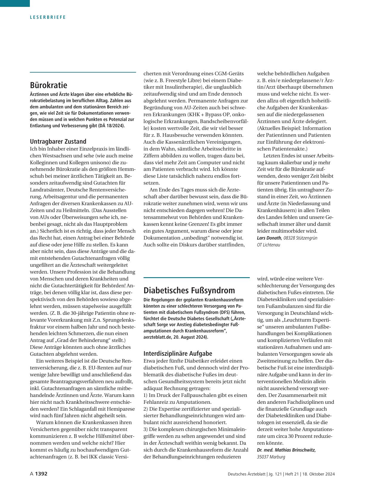 Vorschauseite 1: Diabetisches Fußsyndrom: Interdisziplinäre Aufgabe