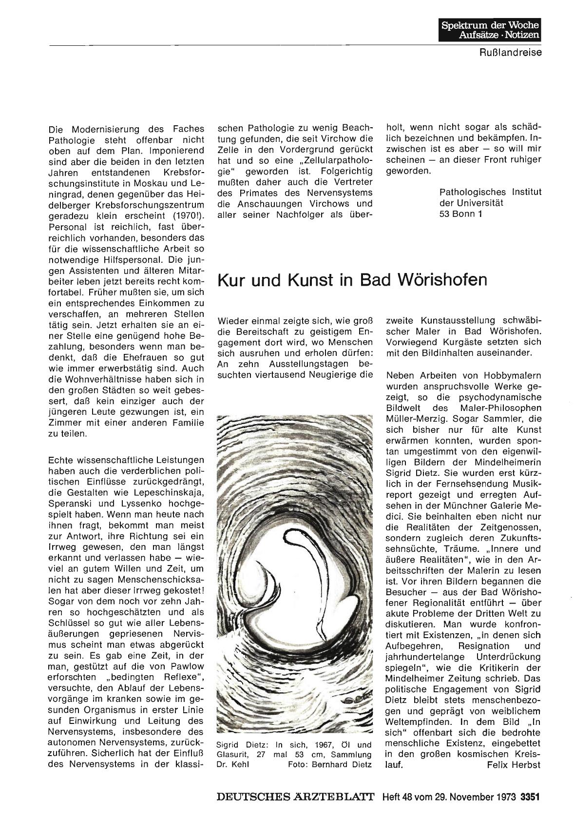 Vorschauseite 1: Kur und Kunst in Bad Wörishofen