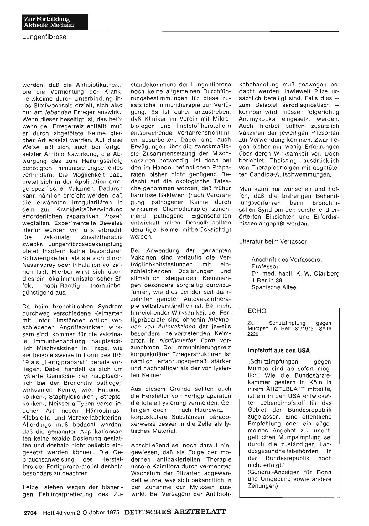 Vorschauseite 1: Impfstoff aus den USA