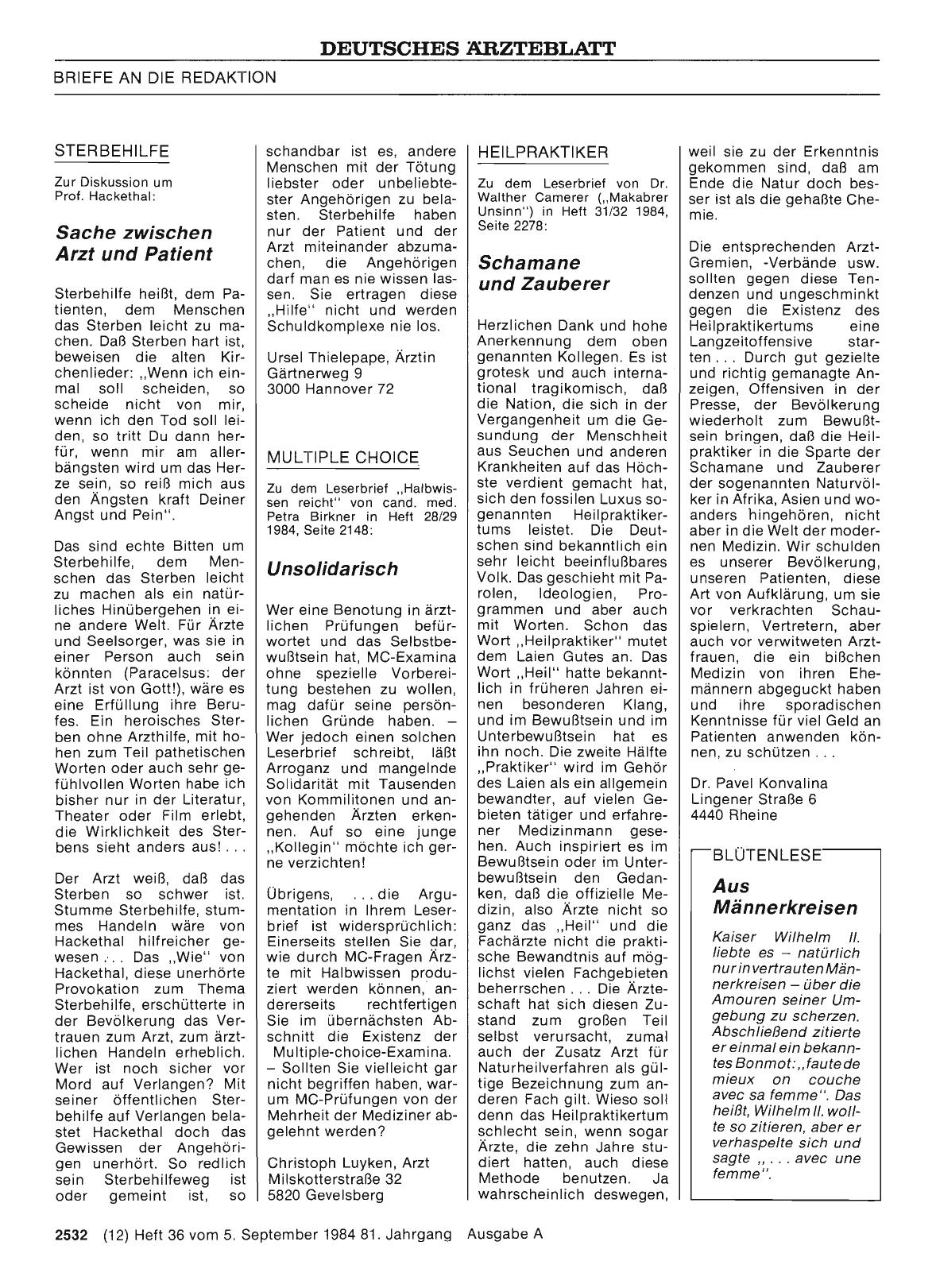 Vorschauseite 1: MULTIPLE CHOICE: Unsolidarisch