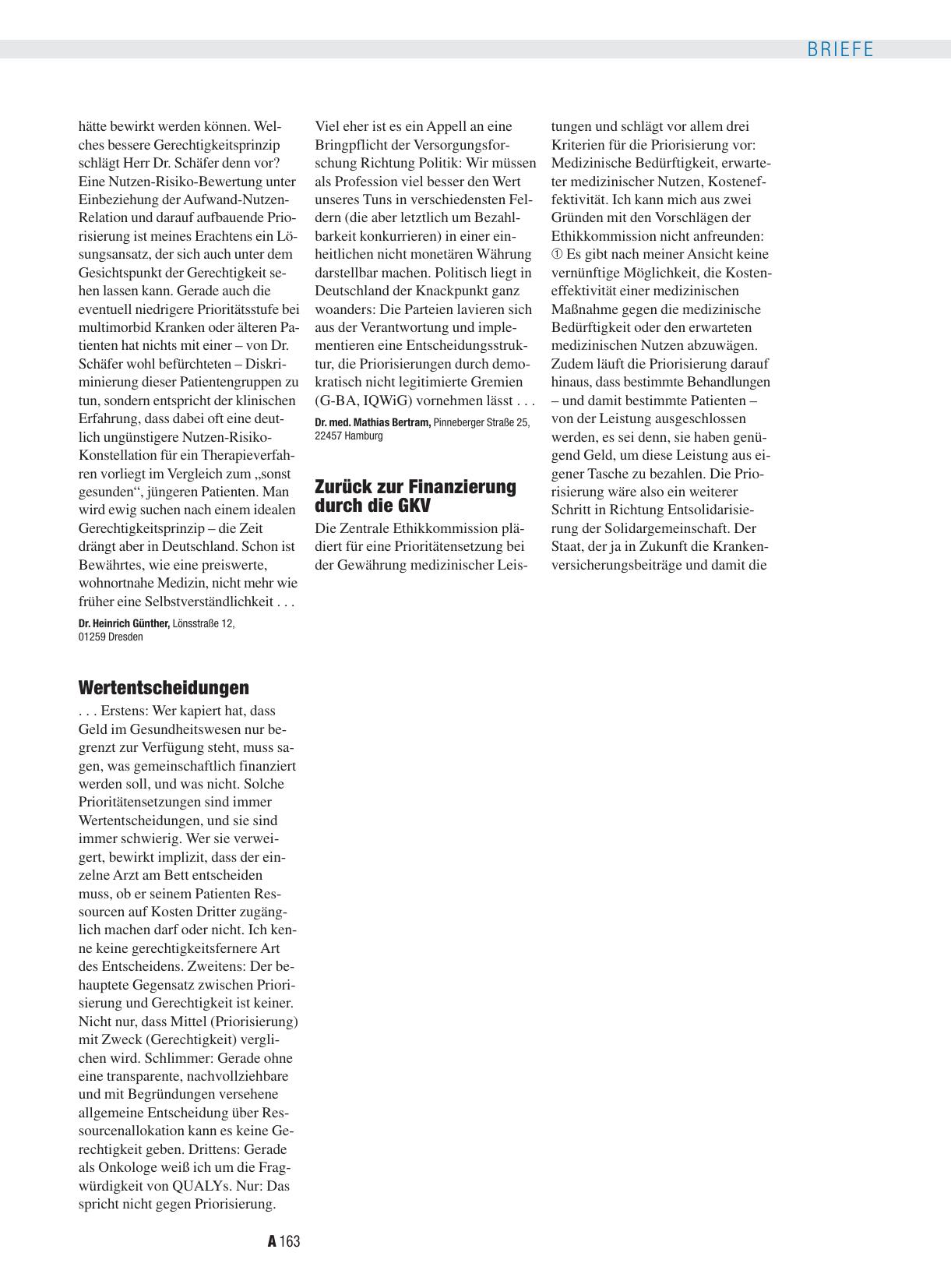 Vorschauseite 1: Kommentar: Zurück zur Finanzierung durch die GKV