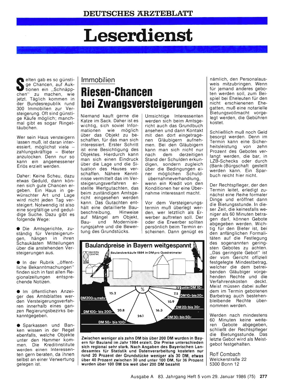 Vorschauseite 1: Baulandpreise in Bayern weitgespannt
