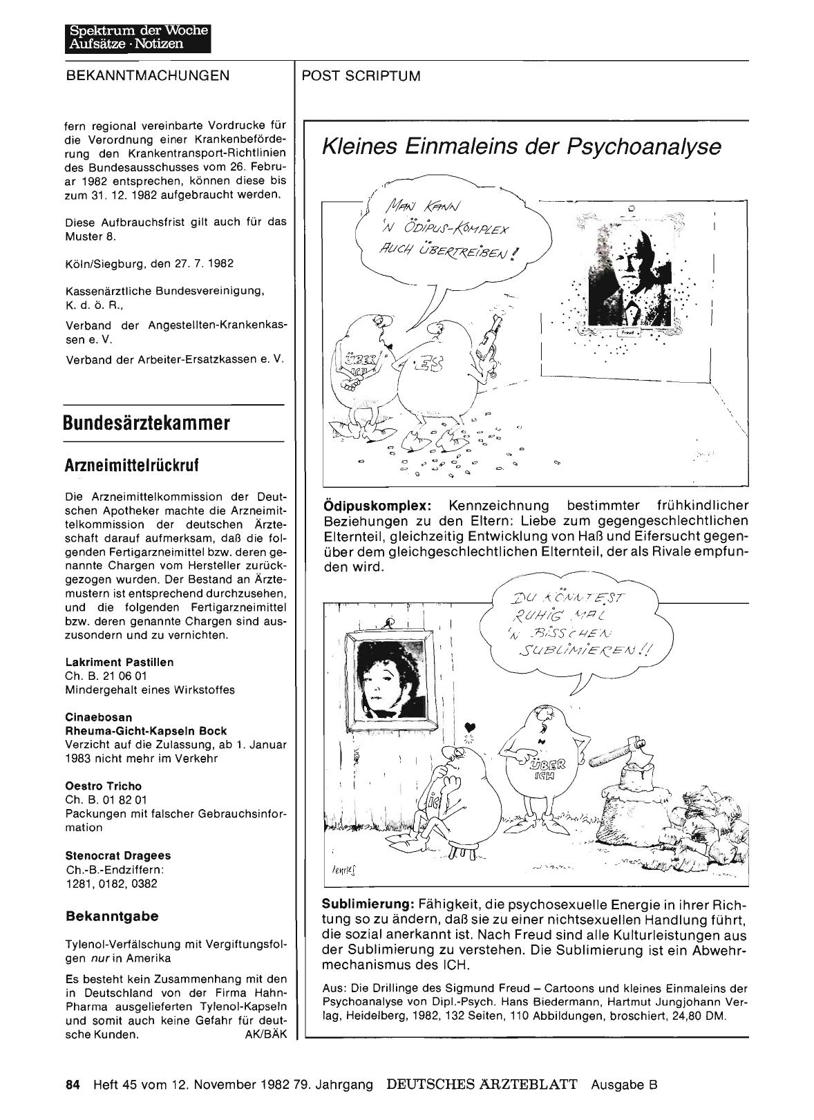 Vorschauseite 1: Bundesärztekammer: Arzneimittelrückruf