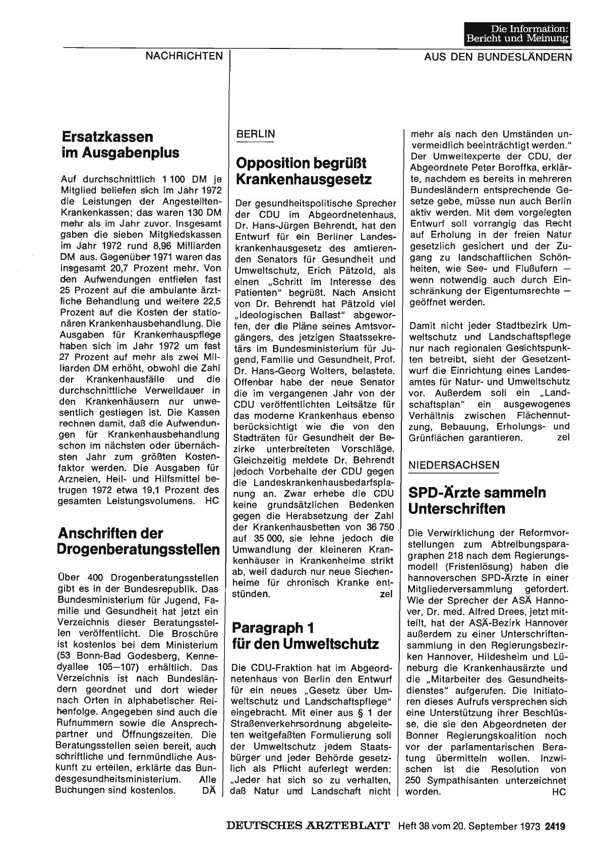 Vorschauseite 1: Ersatzkassen im Ausgabenplus
