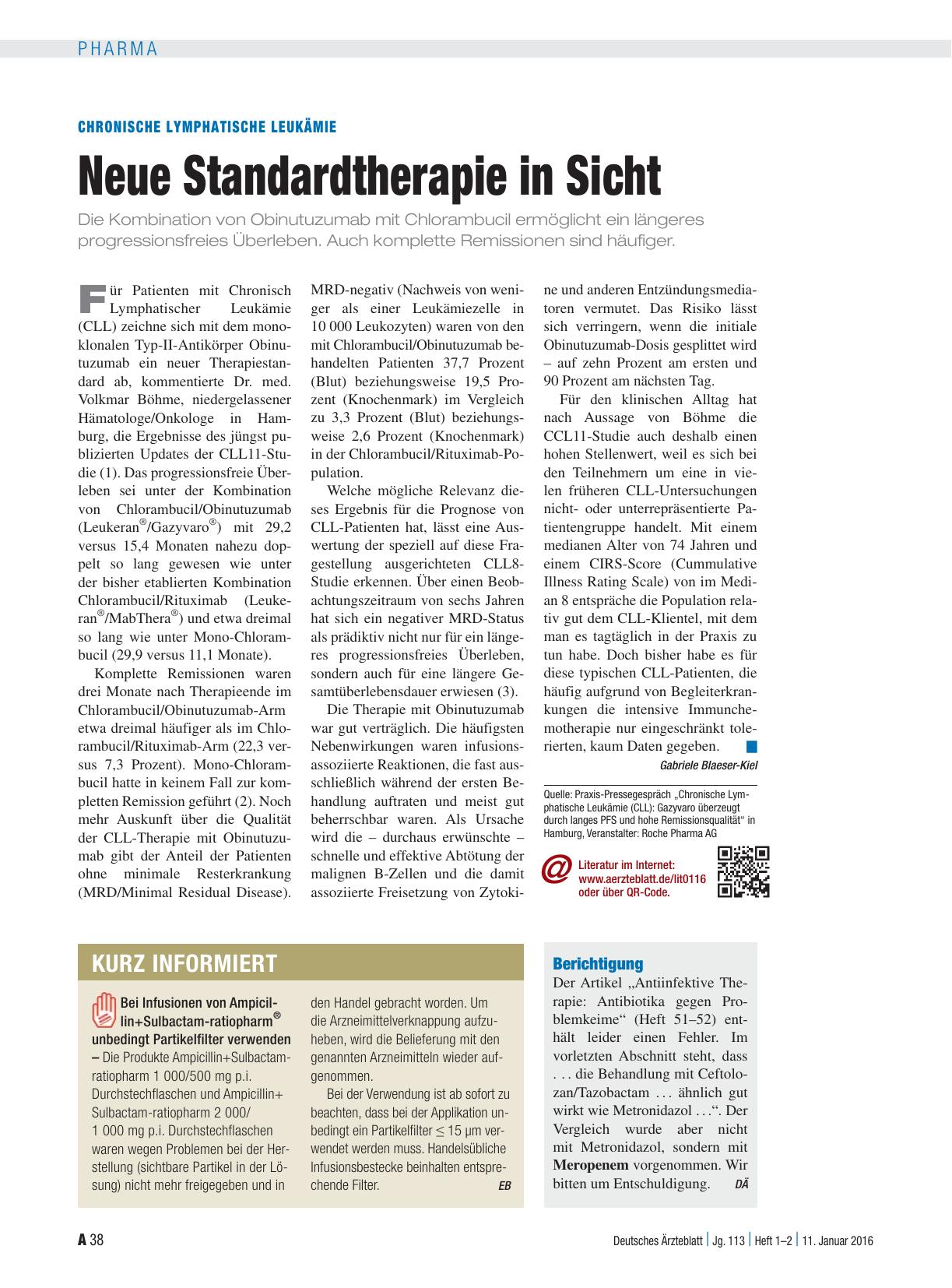 Vorschauseite 1: Berichtigung