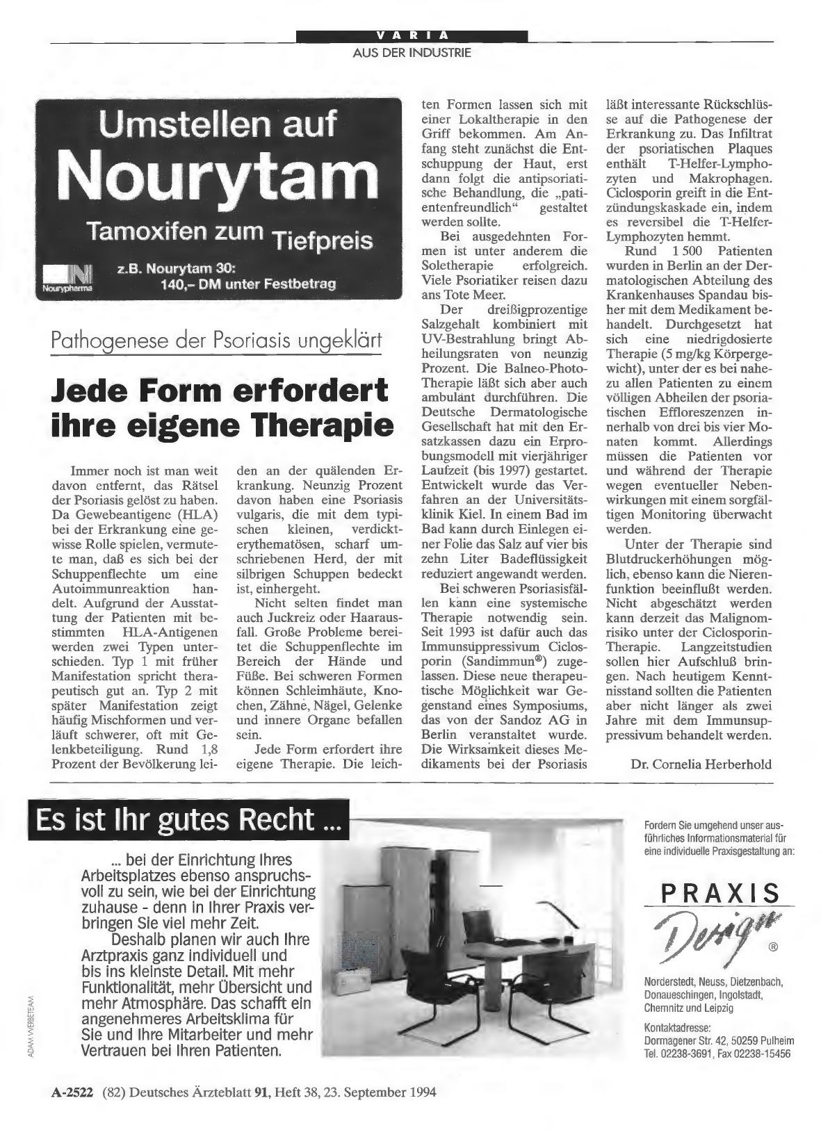 Vorschauseite 1: Pathogenese der Psoriasis ungeklärt: Jede Form erfordert ihre eigene Therapie