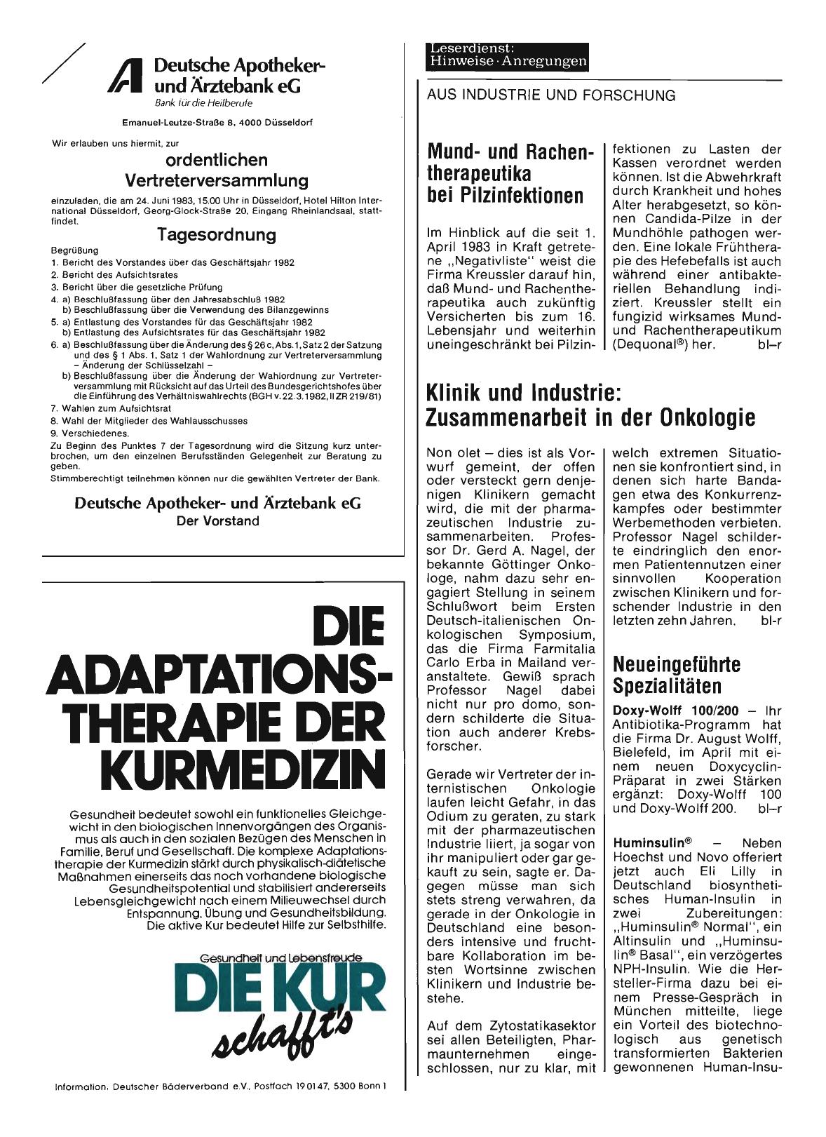 Vorschauseite 1: Klinik und Industrie: Zusammenarbeit in der Onkologie
