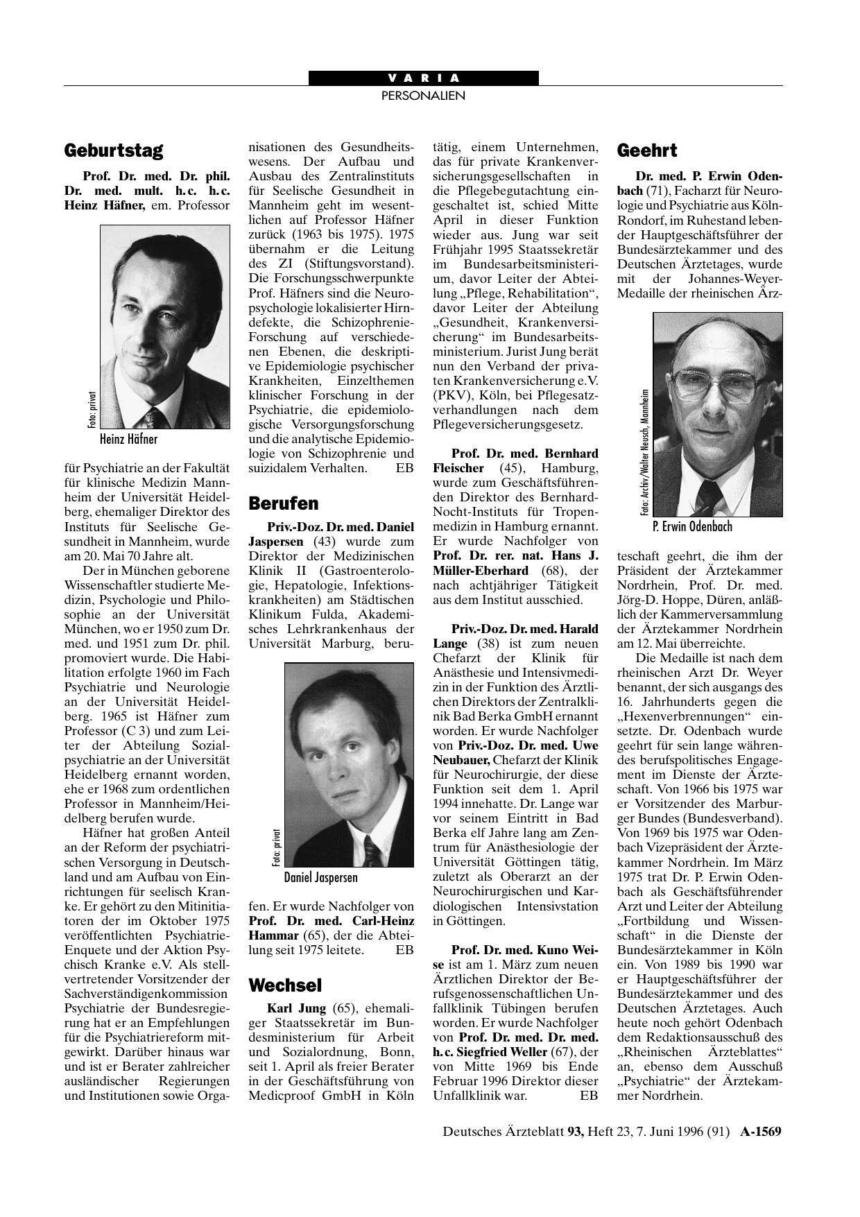 Vorschauseite 1: Berufen