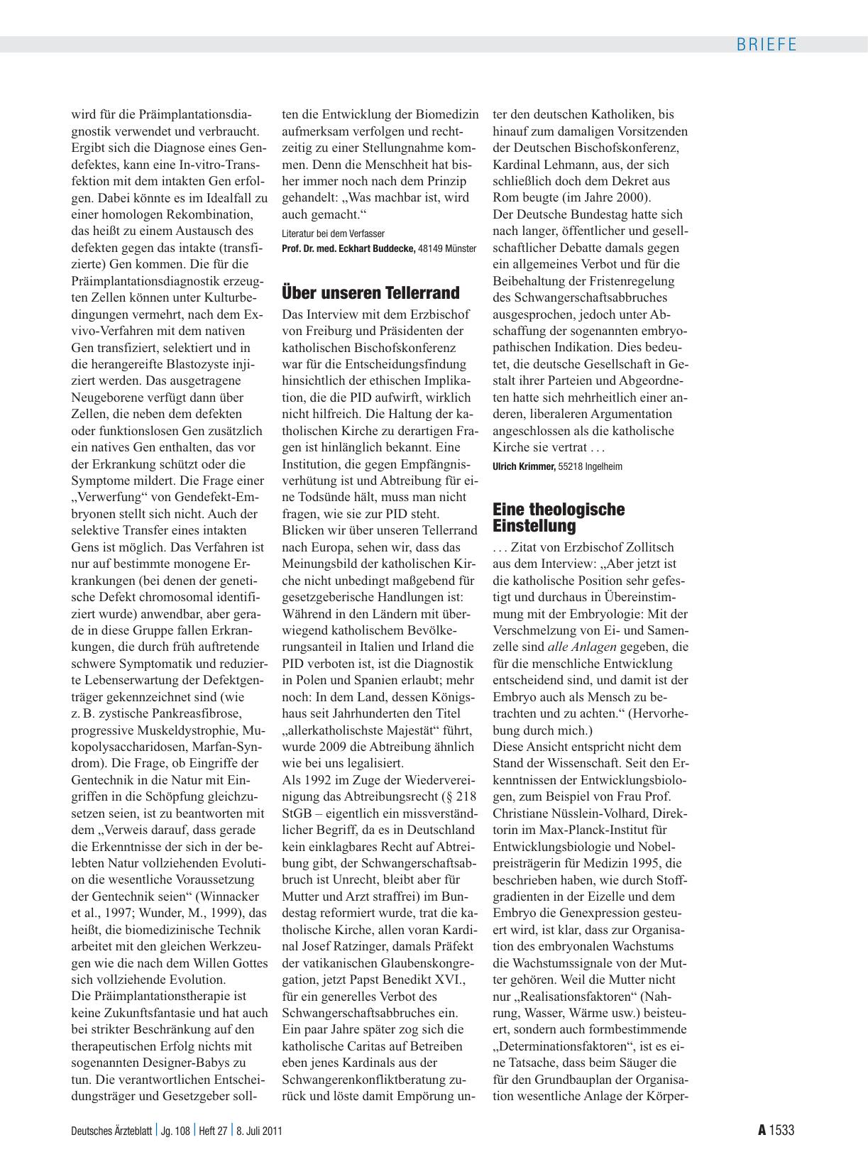 Vorschauseite 1: PID: Über unseren Tellerrand